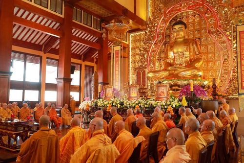 Trang nghiêm Lễ tưởng niệm chư vị Pháp chủ, quý Trưởng lão Hội đồng Chứng minh GHPGVN đã viên tịch