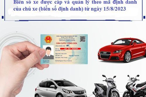 Quy định mới về biển số xe được quản lý theo mã định danh
