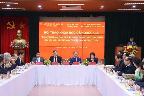 Dựa vào nhân dân để xây dựng Đảng theo tinh thần Đại hội XIII - Những vấn đề lý luận và thực tiễn
