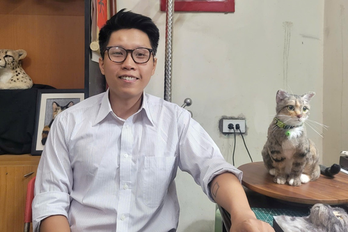Độc đáo nghệ thuật 'hồi sinh' thú cưng bằng điêu khắc len