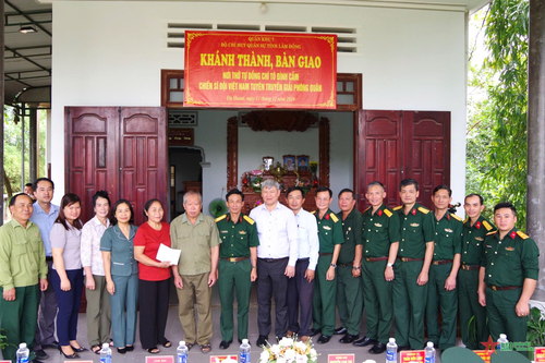 Khánh thành, bàn giao nơi thờ tự đồng chí Tô Đình Cắm