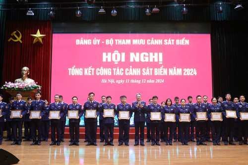 Bộ Tham mưu Cảnh sát biển hoàn thành tốt nhiệm vụ năm 2024