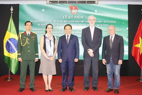 Kỷ niệm 80 năm ngày thành lập Quân đội Nhân dân Việt Nam tại Brazil
