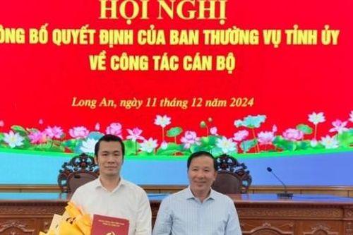 Long An điều động ông Trương Tấn Sơn về huyện Mộc Hóa