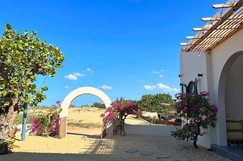 Vợ chồng xây homestay đẹp như cổ tích ở Bình Định để con vui chơi dịp nghỉ