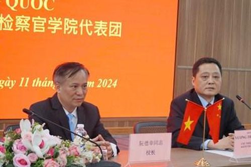 Trường Nghiệp vụ tiếp Đoàn đại biểu Học viện Kiểm sát viên Quốc gia Trung Quốc