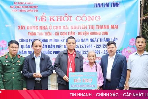 Khởi công xây dựng nhà tình nghĩa cho hộ nghèo ở các địa phương