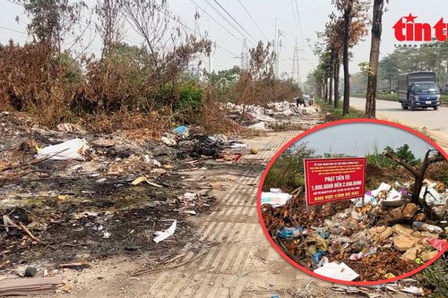 Đường nghìn tỷ ở Hà Nội nhếch nhác, ngập rác thải