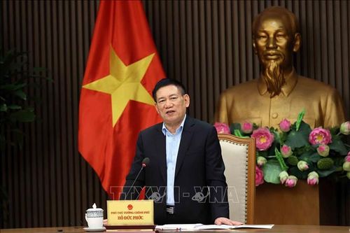Phó Thủ tướng Hồ Đức Phớc họp về sắp xếp, tinh gọn bộ máy của Bộ Tài chính