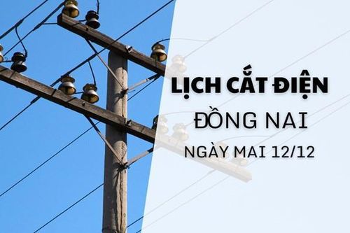 Lịch cắt điện Đồng Nai ngày mai 12/12 cập nhật mới nhất