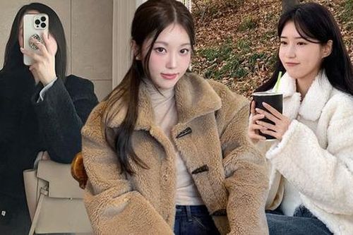Áo khoác teddy vừa ấm vừa xinh, giúp hack tuổi tài tình
