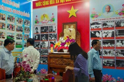 'Không gian văn hóa Hồ Chí Minh, Tôn Đức Thắng' ở huyện Châu Phú