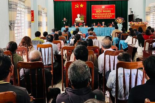 Đại biểu Quốc hội tỉnh Gia Lai tiếp xúc cử tri tại xã Chư Đang Ya