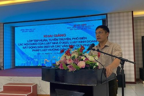 Gia Lai: Tập huấn Luật Nhà ở và Luật Kinh doanh bất động sản