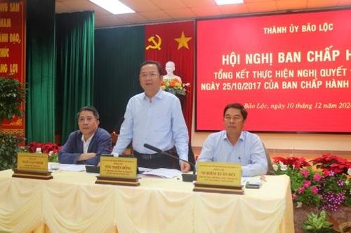 Bảo Lộc: Đánh giá kết quả thực hiện Nghị quyết 18/NQ-TW của Ban Chấp hành Trung ương Đảng