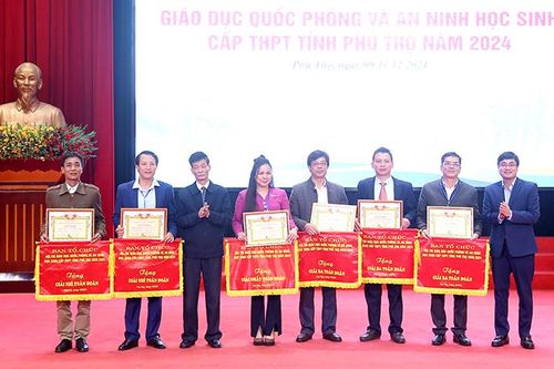 Bế mạc Hội thi Giáo dục quốc phòng và an ninh học sinh THPT tỉnh Phú Thọ năm 2024