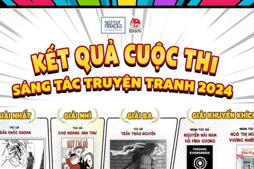 'Bài văn về trứng vịt lộn' đoạt giải Nhất Cuộc thi sáng tác truyện tranh 2024