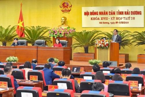 Kỳ họp thứ 28 HĐND tỉnh Hải Dương khóa XVII thông qua 37 nghị quyết