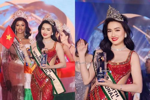 Vũ Thị Hoa đăng quang Mrs Earth International 2024