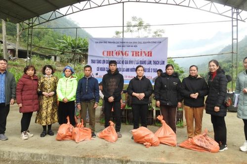 Hỗ trợ lợn giống cho hộ nghèo, cận nghèo huyện Bảo Lâm