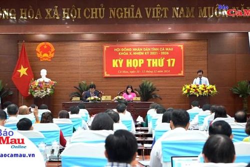 Hoàn thành toàn bộ chương trình Kỳ họp thứ 17