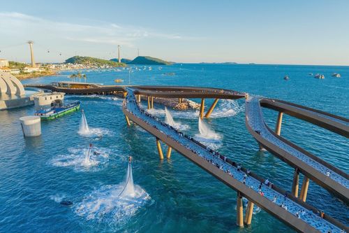 Cầu đi bộ trên biển đầu tiên của Việt Nam ở đâu?