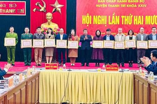 Huyện Thanh Trì: hoàn thành xuất sắc nhiều mục tiêu, nhiệm vụ năm 2024