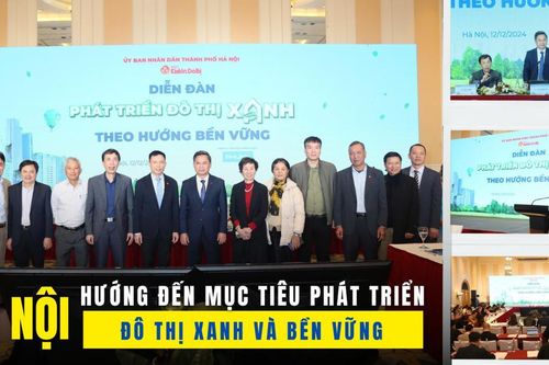 Hà Nội hướng đến mục tiêu phát triển đô thị xanh và bền vững