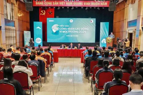 Diễn đàn 'Công nhân lao động vì môi trường' thúc đẩy chiến lược quốc gia về tăng trưởng xanh