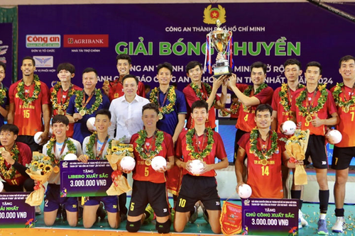 Đội bóng chuyền nam Công an TP Hồ Chí Minh: Củng cố lực lượng, gia tăng sức mạnh
