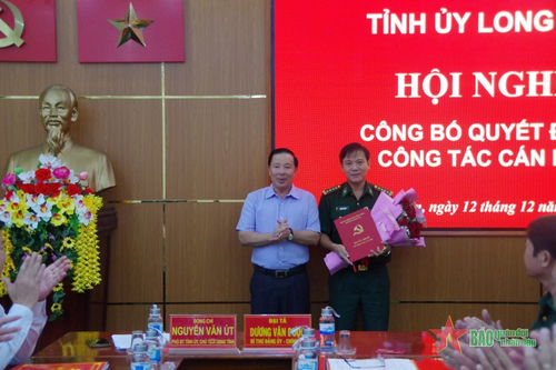 Đại tá Dương Văn Dược giữ chức Bí thư Đảng ủy Bộ đội Biên phòng tỉnh Long An