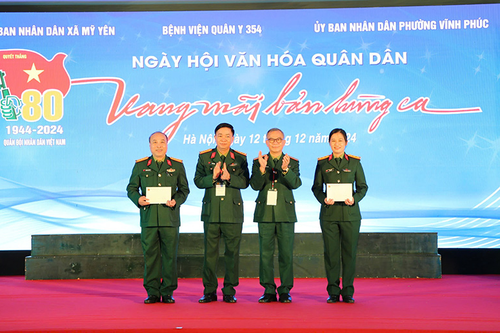 Bệnh viện Quân y 354 tổ chức 'Ngày hội văn hóa quân dân'