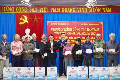 Vùng Cảnh sát biển 2 với đồng bào dân tộc, tôn giáo tỉnh Quảng Trị