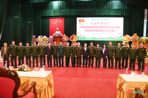 Quảng Ninh: Gặp mặt kỷ niệm 80 năm thành lập QĐND Việt Nam, 35 năm Ngày hội Quốc phòng toàn dân