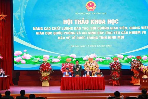 Chuẩn hóa đào tạo giáo viên, giảng viên giáo dục quốc phòng và an ninh