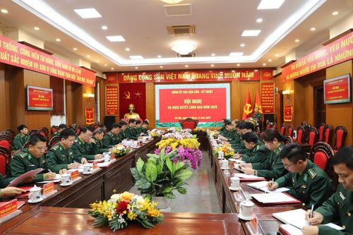 Tập trung lãnh đạo tổ chức thành công đại hội đảng các cấp trong Cục Hậu cần - Kỹ thuật BĐBP, nhiệm kỳ 2025- 2030