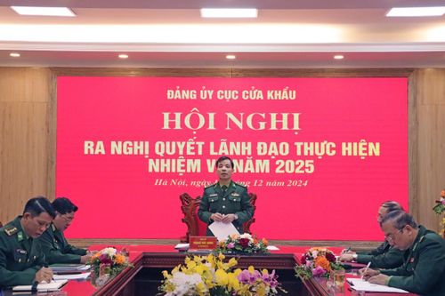 Đảng ủy Cục Cửa khẩu BĐBP: Chủ động, đoàn kết, quyết tâm lãnh đạo thực hiện thắng lợi nhiệm vụ năm 2025