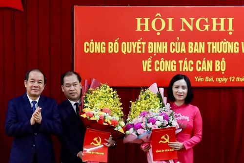 Yên Bái điều động, bổ nhiệm 2 Phó Ban Tổ chức Tỉnh ủy