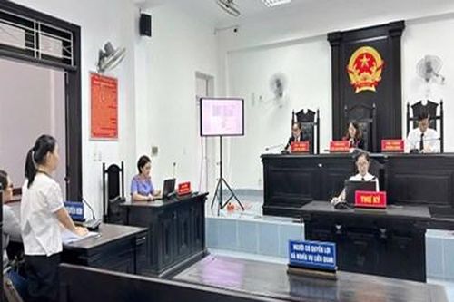 Phối hợp tổ chức phiên tòa dân sự rút kinh nghiệm, trình chiếu chứng cứ