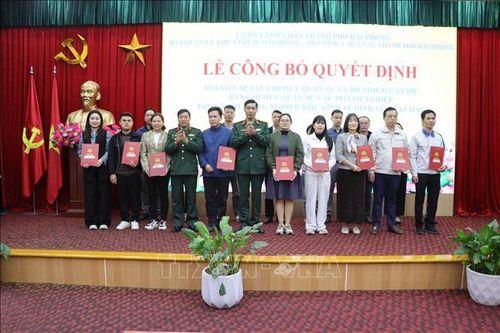 Thành lập Ban Chỉ huy Quân sự Khu công nghiệp, khu kinh tế Đình Vũ - Cát Hải
