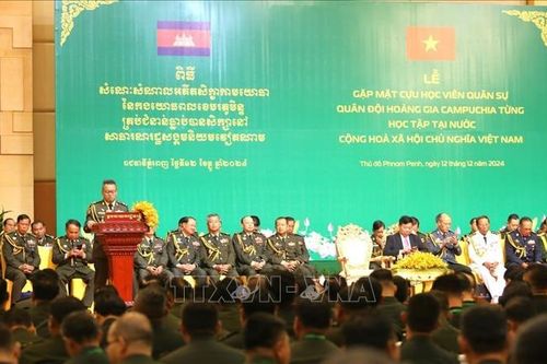 Thắt chặt quan hệ hợp tác quốc phòng Việt Nam - Campuchia