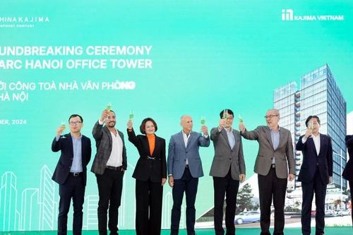 Indochina Kajima khởi công tòa nhà văn phòng hạng A ở Tây Hà Nội