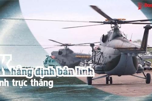 Khẳng định bản lĩnh lính trực thăng