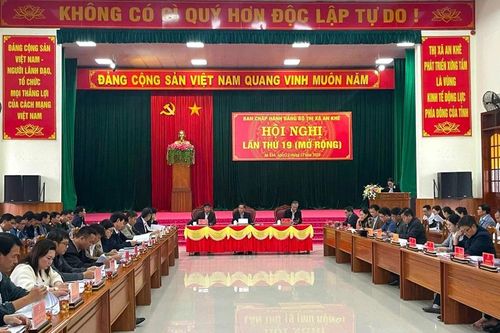 Hội nghị lần thứ 19 Ban Chấp hành Đảng bộ thị xã An Khê khóa XVII (mở rộng)