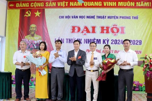 Đại hội Chi hội Văn học Nghệ thuật huyện Phong Thổ khóa IV, nhiệm kỳ 2024 – 2029