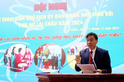 Hội nghị đối thoại giữa Chủ tịch UBND tỉnh với Phụ nữ Lai Châu năm 2024