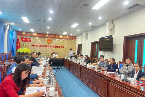 Hội nghị công bố công khai quy chế quản lý kiến trúc thị trấn Nậm Nhùn