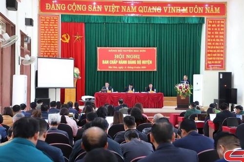 Hội nghị Ban Chấp hành Đảng bộ huyện Mai Sơn