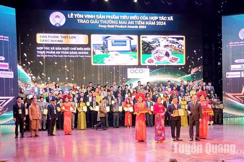 Tuyên Quang có 3 sản phẩm đoạt giải thưởng Mai An Tiêm lần thứ nhất năm 2024