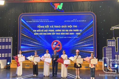 Trường THCS Ký Phú đoạt giải Nhất Hội thi 'Tìm hiểu về Luật phòng, chống tác hại của thuốc lá'